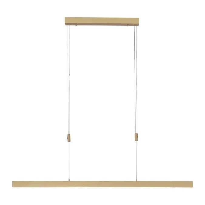 Brass linear pendant deals light