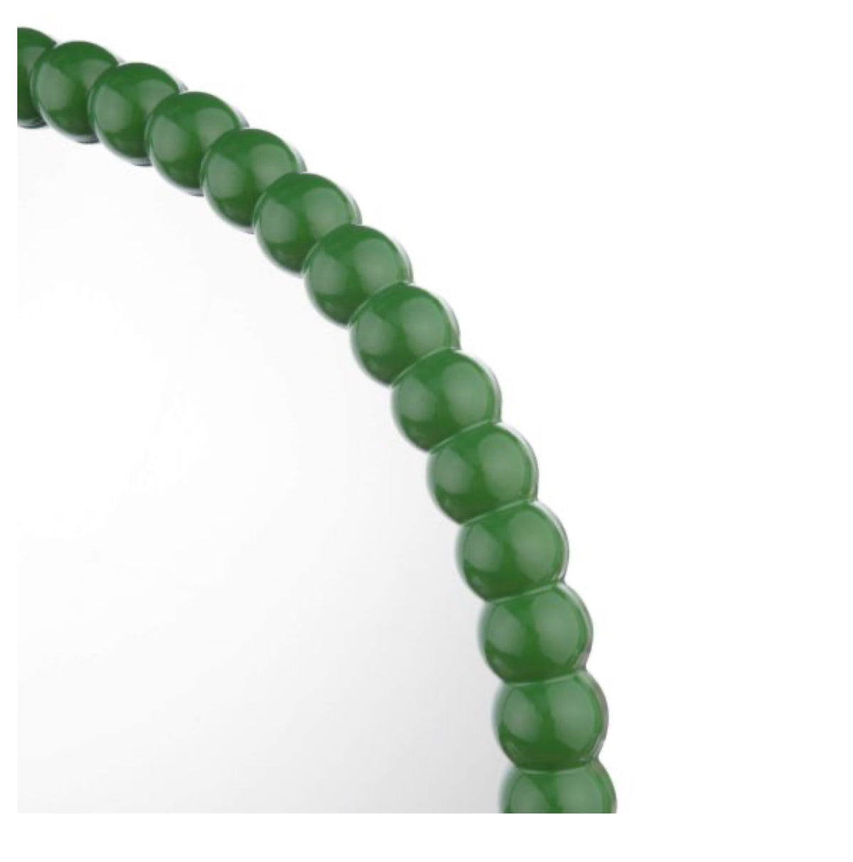 Ruan Round Mirror Green 70cm